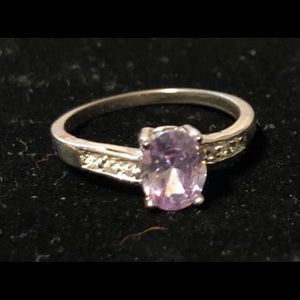 Faux Amethyst Ring